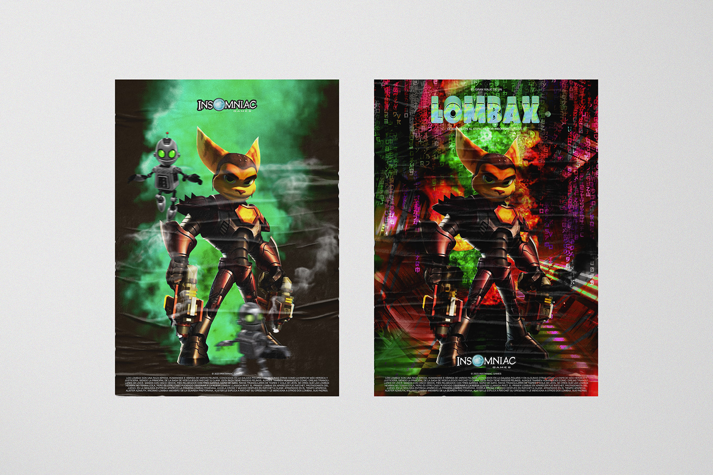 effects Film   game Insomniac lombax playstation poster vfx Clank Ratchet