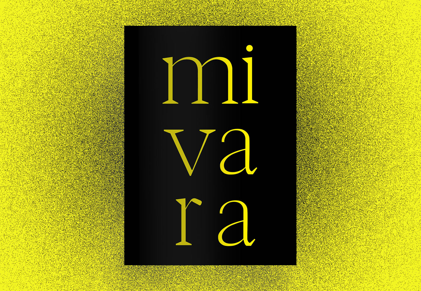 Typographie thypography typo GRAPHICSDESIGN edition desgingraphique speciment specimenttypo Mivara police
