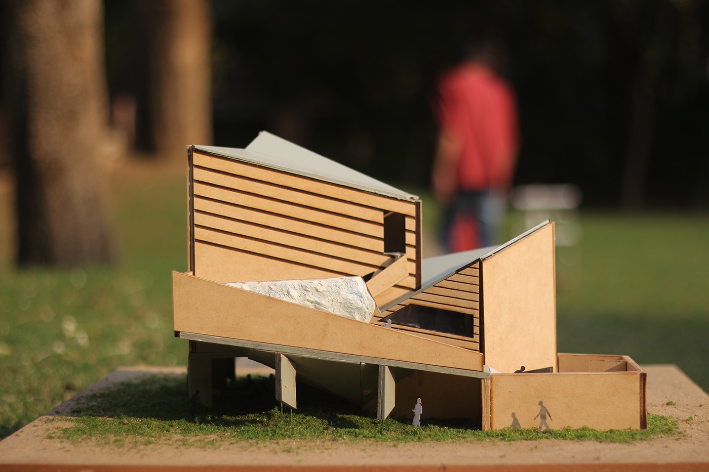 3D model Exhibition Design  parkour narrative set design  miniature set pavilion experience design Spatial Design