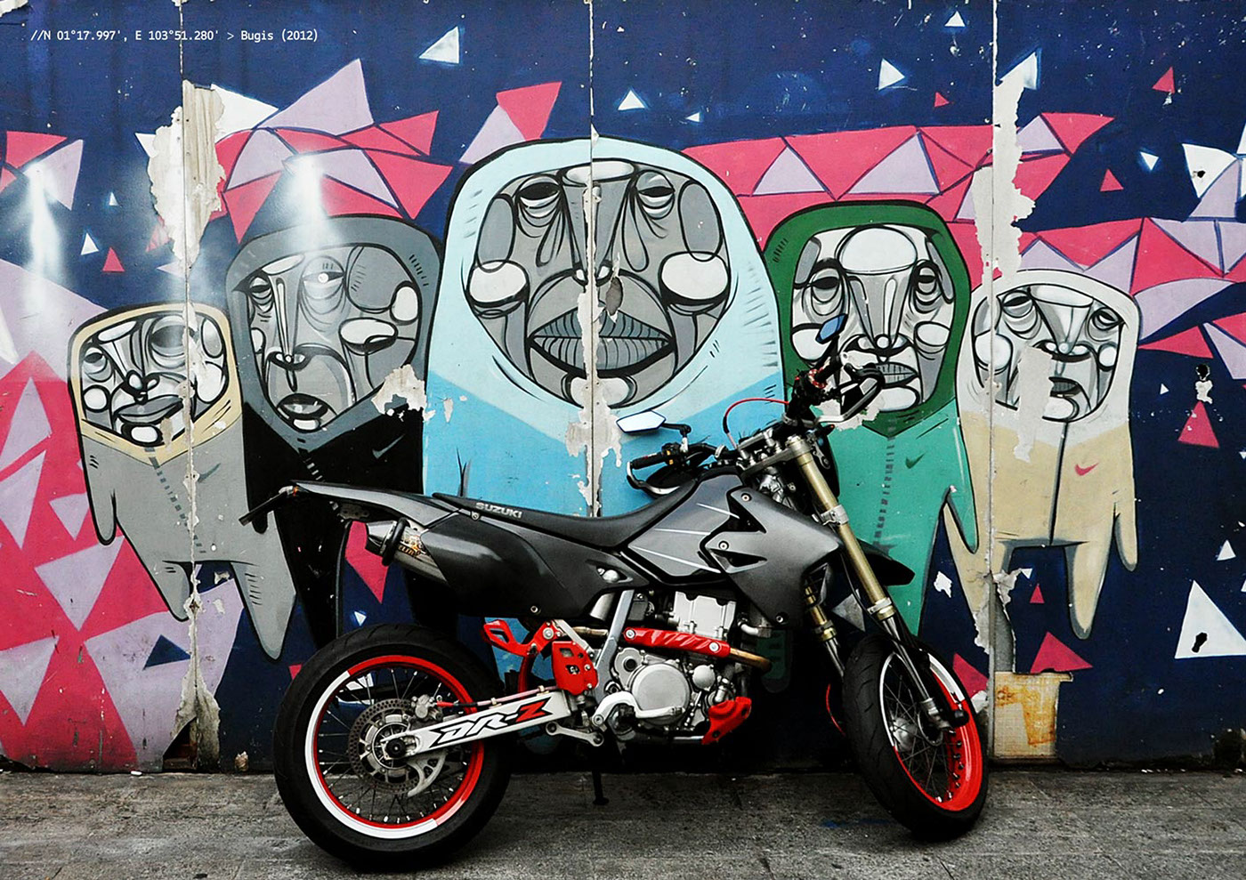 grafficity Graffiti Street Art  singapore neil brian neilbrian red Vandalism graffiti city