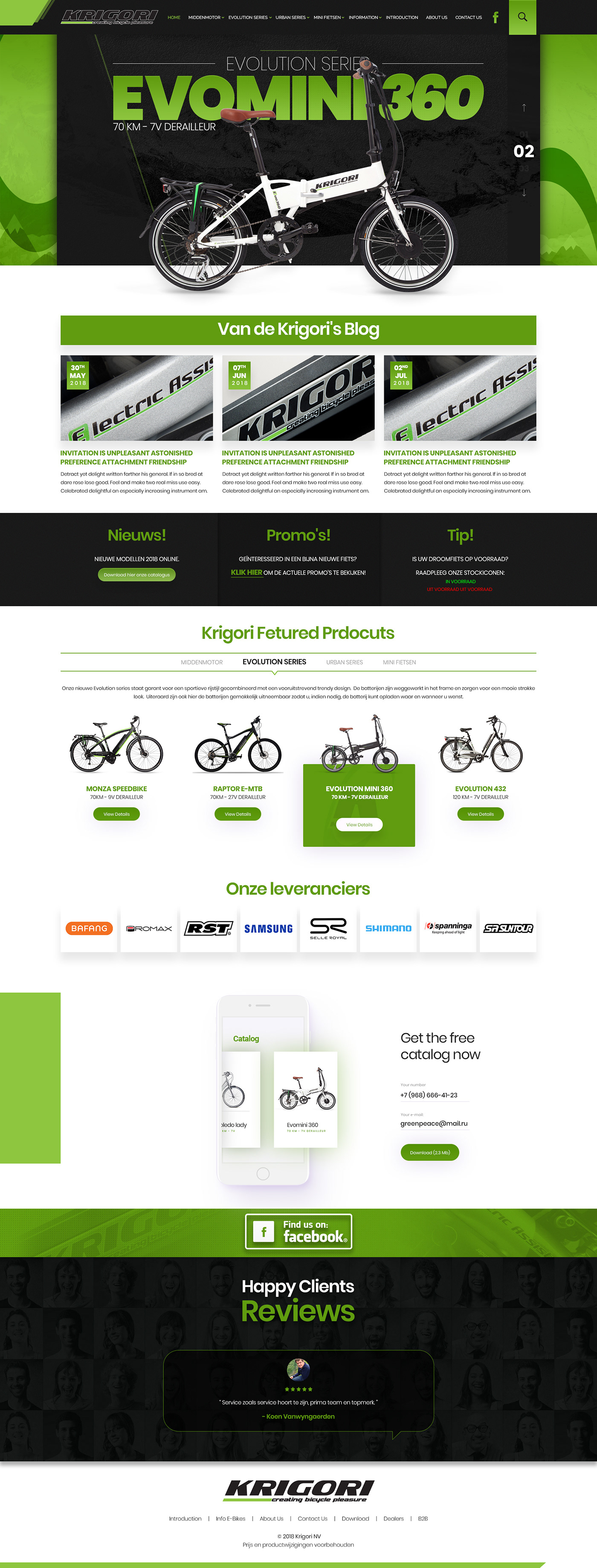 drive Bike catalog free dealer Website design green Bicycle cycle