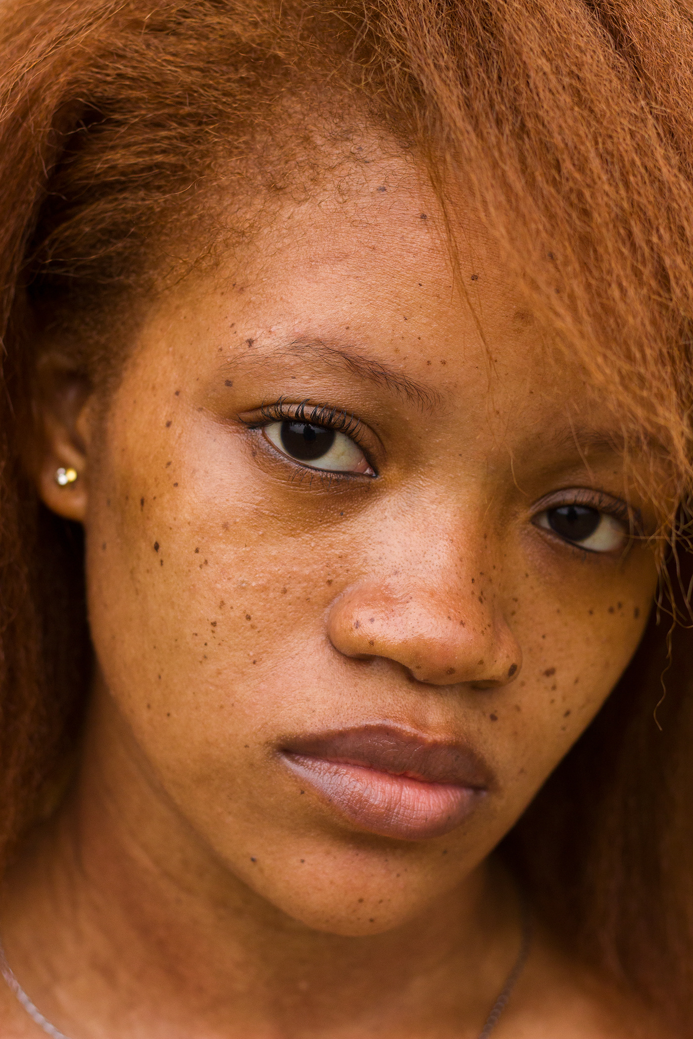 portraits ginger afro natural hair Canon 50mm f1.8 melanin black nigeria