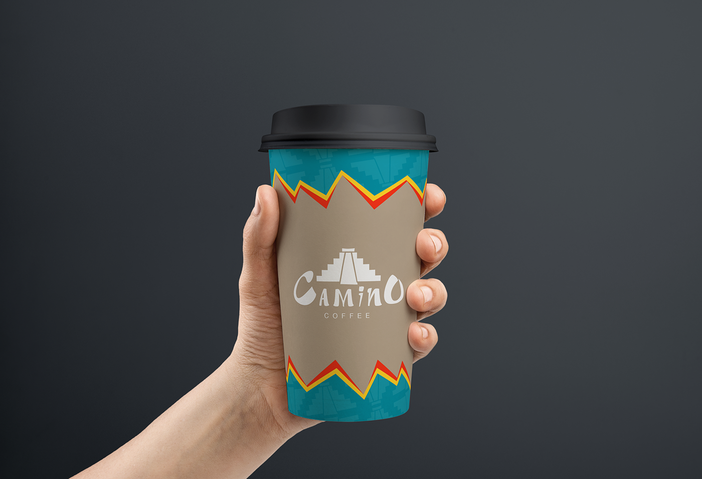 Coffee logo branding  latino