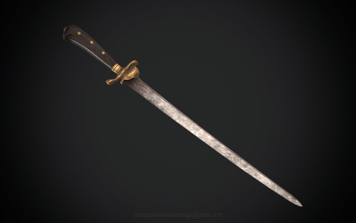 dagger Sword gameart Weapon 3dmodel model