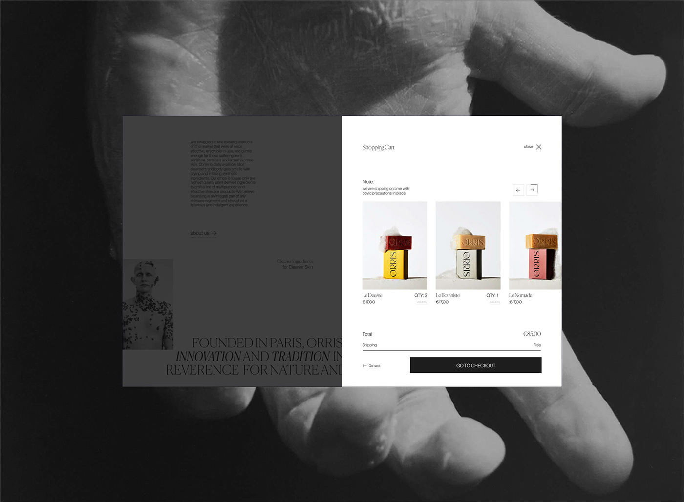 cosmetics e-commerce Ecommerce Fashion  typography   UI ux uxui Webdesign Website