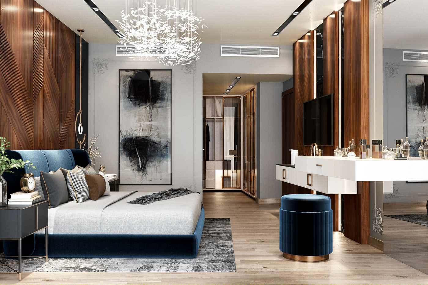bedroom design Bedrooms bold colors design dubai bedroom designs Dubai Designs luxury bed designs Luxury bedroom designs Luxury bedrooms luxury tv unit design rafal tower