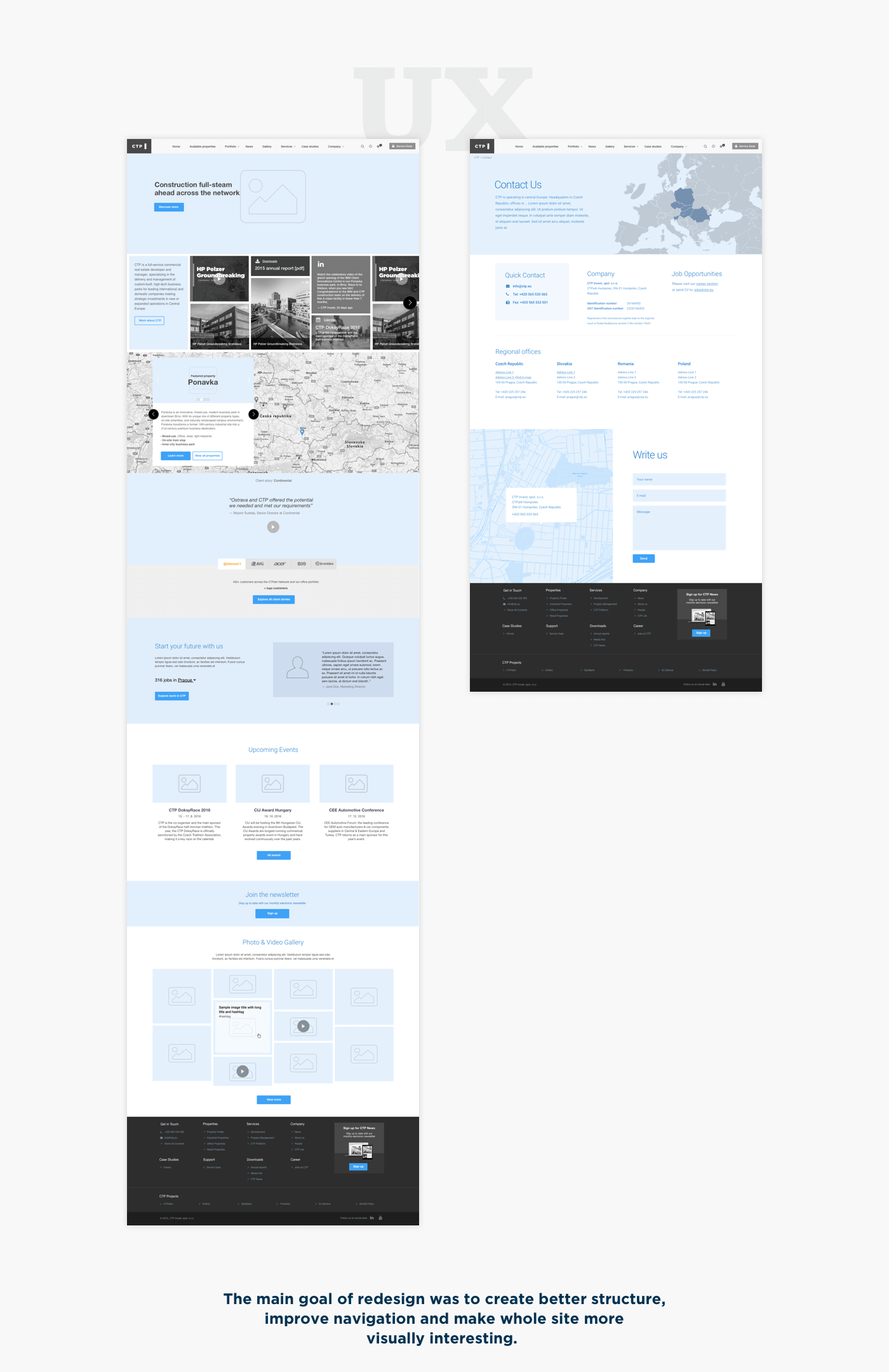 design redesign Web UI ux sketch mobile
