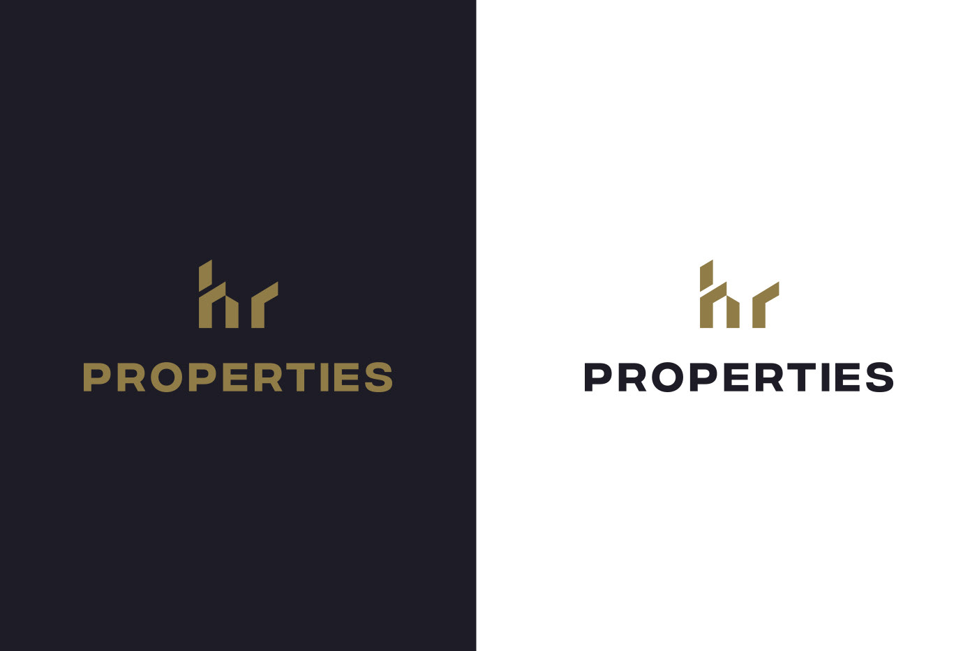 branding  building Corporate Identity home house hr properties Identity Design logo luxury real estate