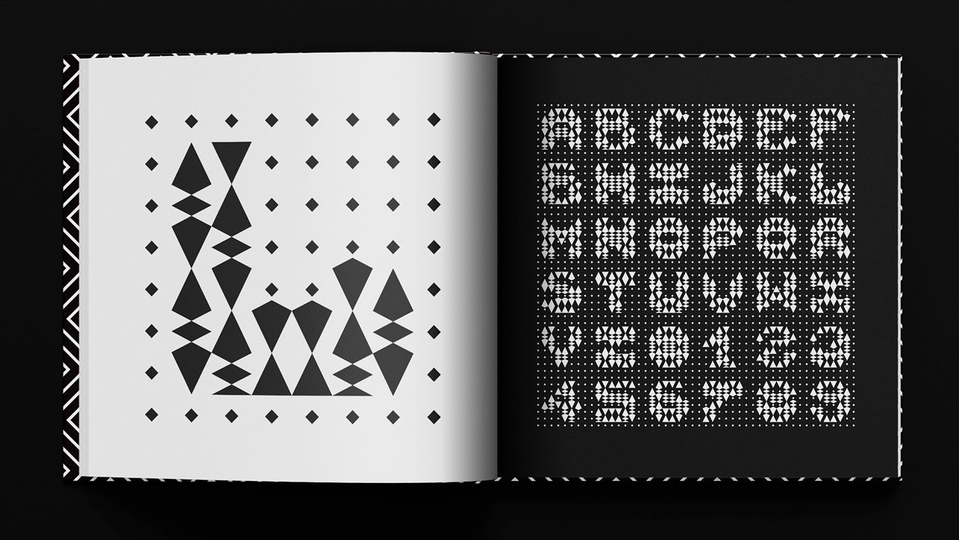 36daysoftype Amuki culture modular modulartype patternfont precolombino type type design typography  