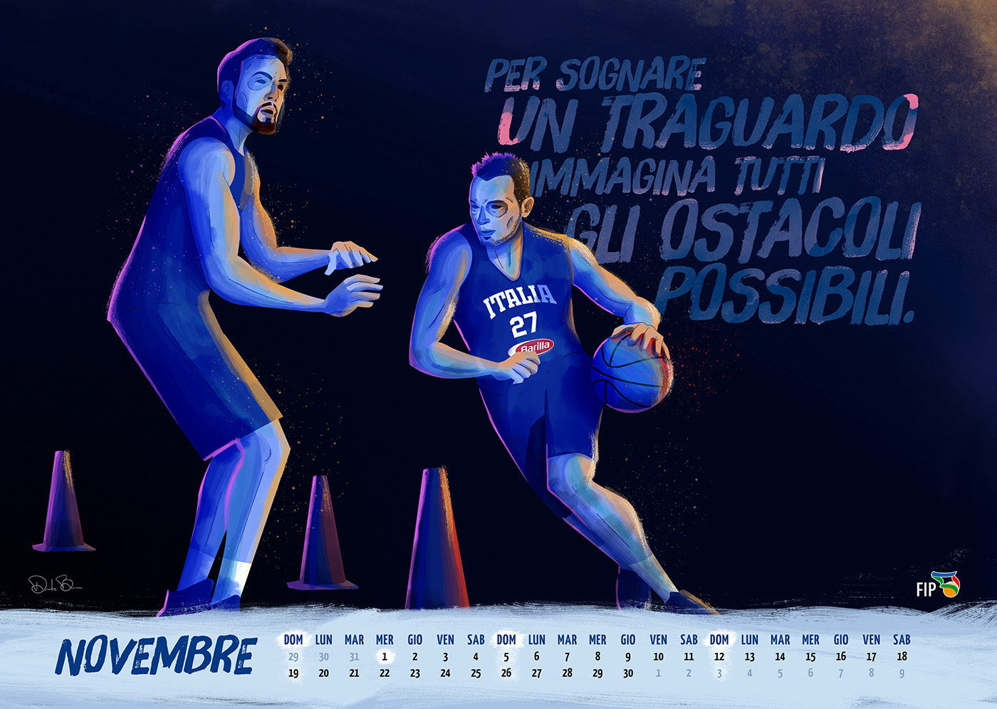 Italy blue basketball motivational inspire datome belinelli NBA Gallinari basket