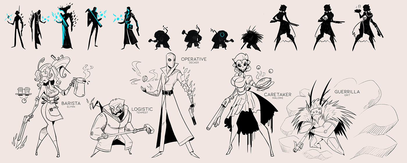 Character ILLUSTRATION  concept sketch thumbnail conceptart animation  sketchdump characterdesign