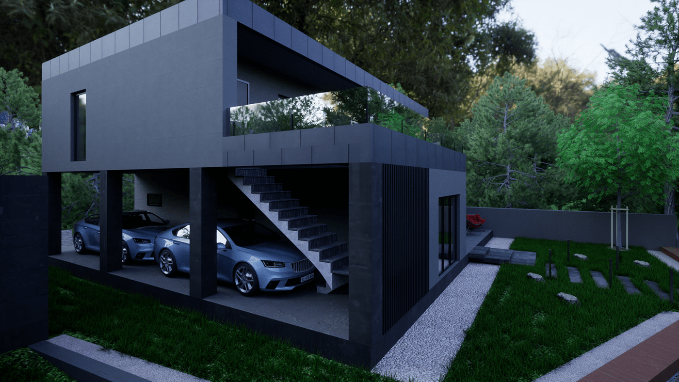 architectural architecture design dwelling home house visualization