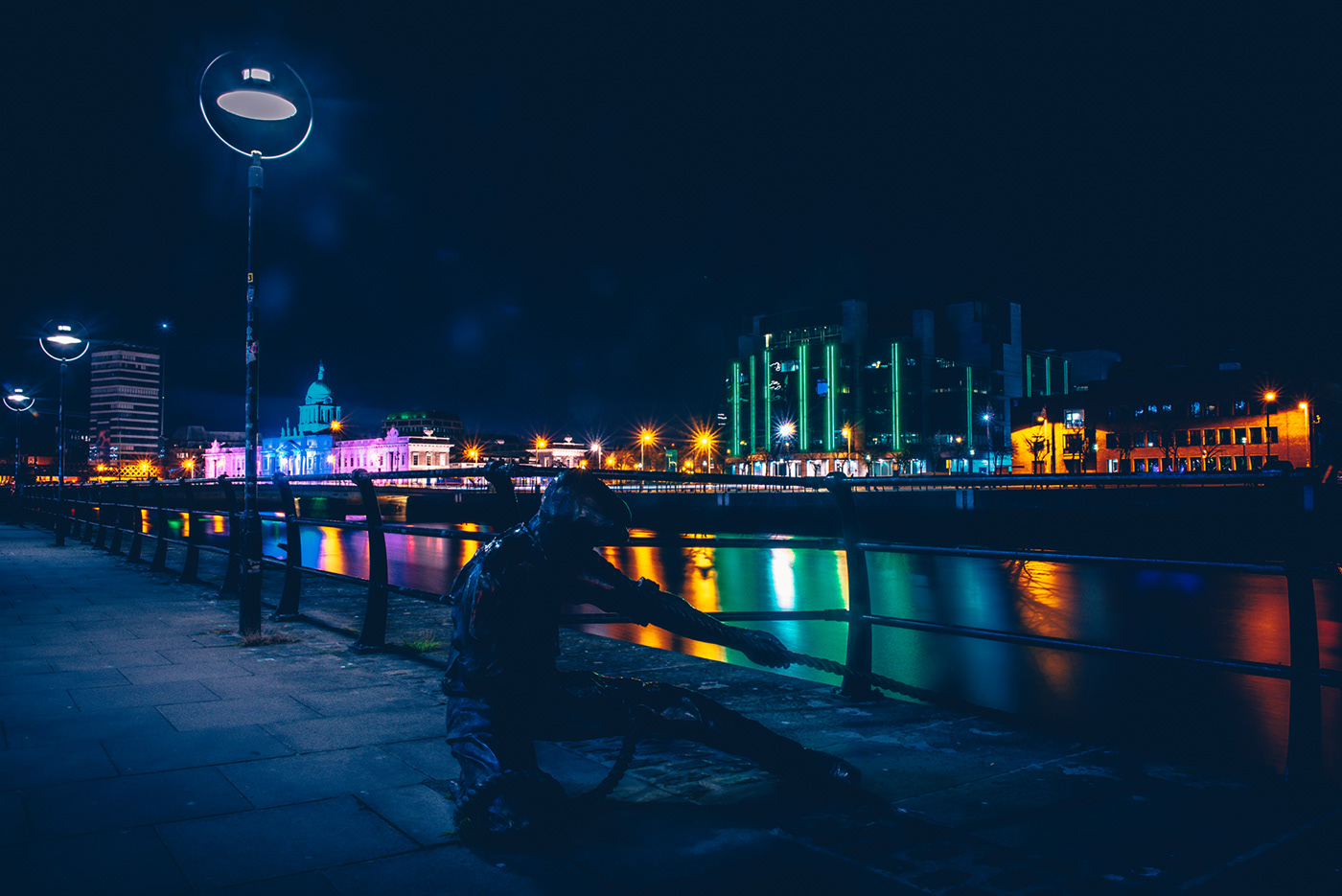 cityscape color dublin Ireland night Nikon Photography  photoshop rafalwojcicki Street