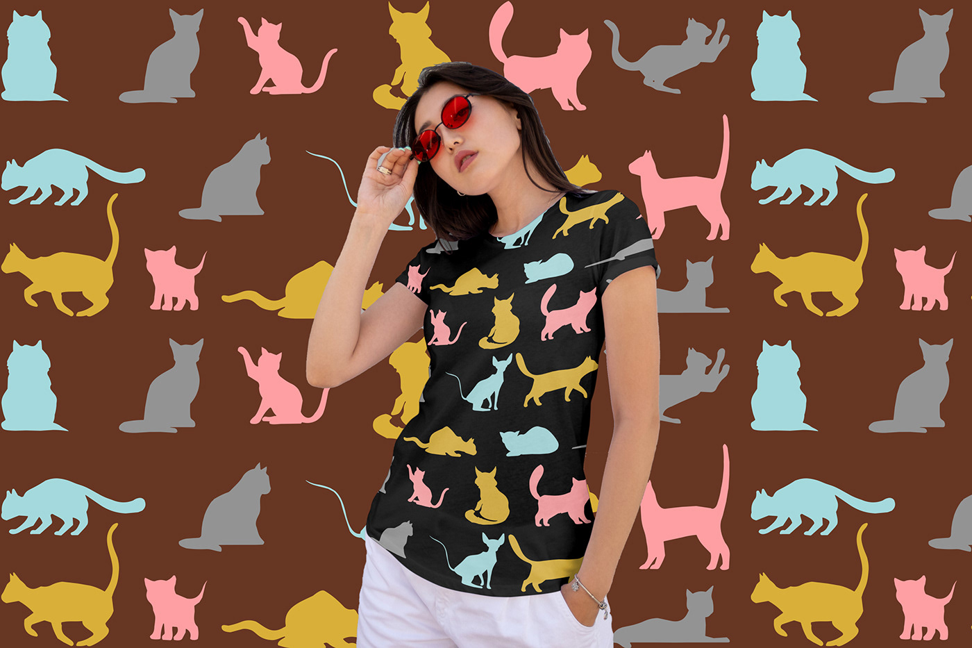 puppiesillustration dogs animals tshit typography   Graphic Designer adobe illustrator Tshirt Design t-shirt puppies