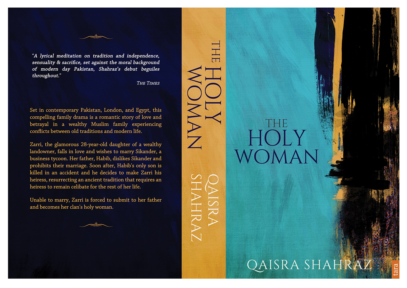 The holy woman Cover Art book cover art direction 