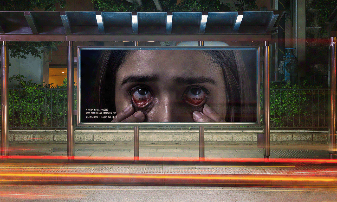 campaign conceptual dramatic editorial graphic design  Photography  rape victim blaming  visual art visual design