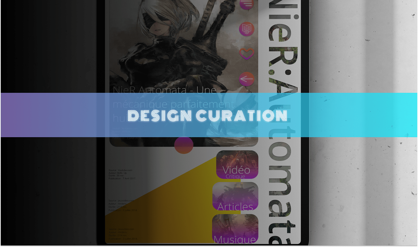 application ars art curation design tablette