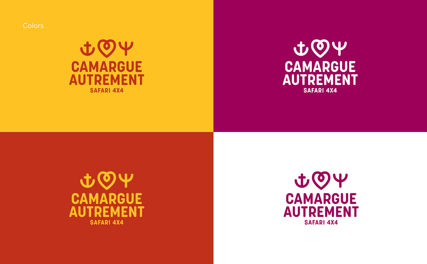 branding  Camargue safari discover Travel voyage Tourisme logo tourism adventure