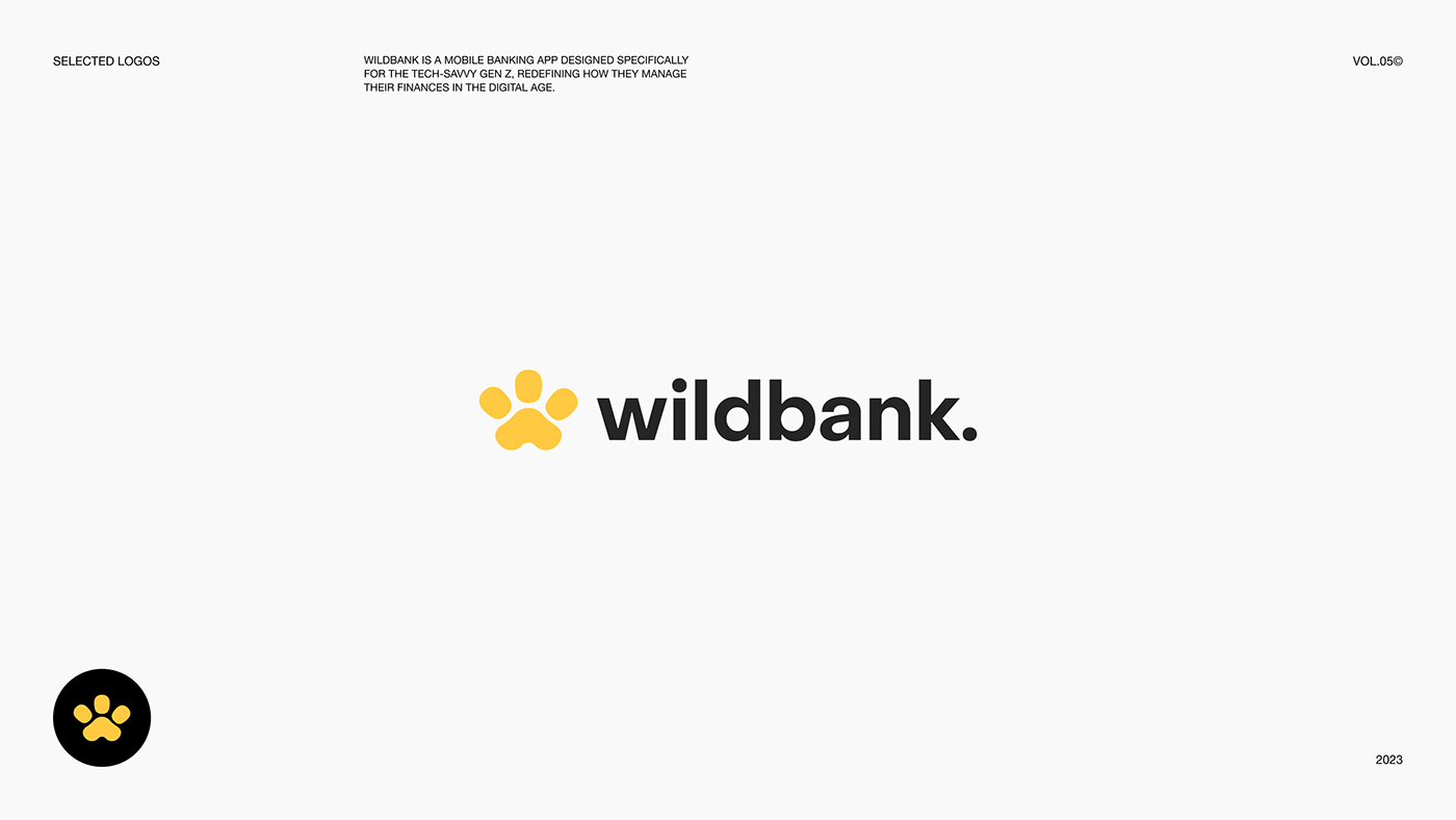 Logotype for mobile banking app