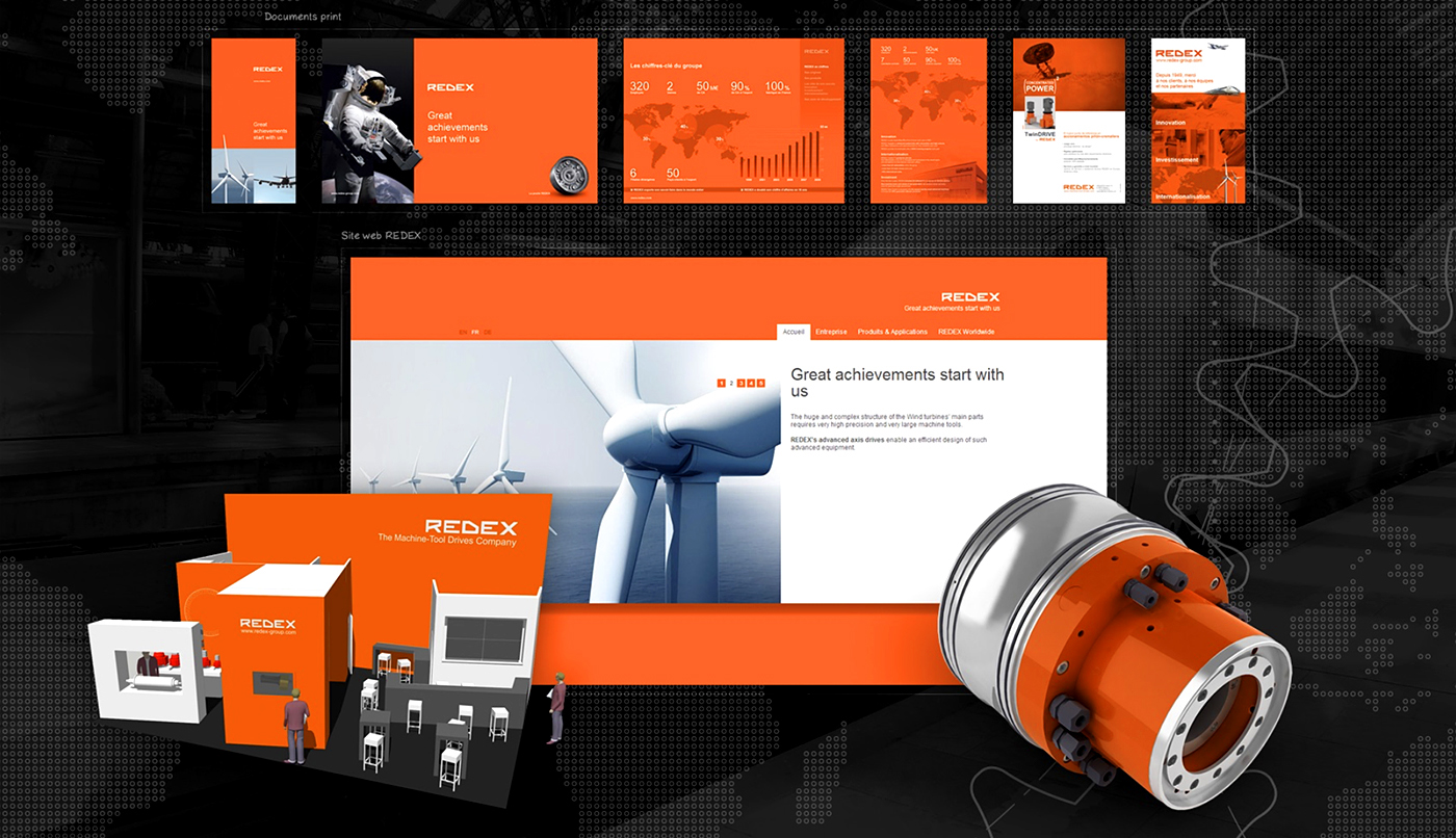 brand communication REDEX 3D Stand design