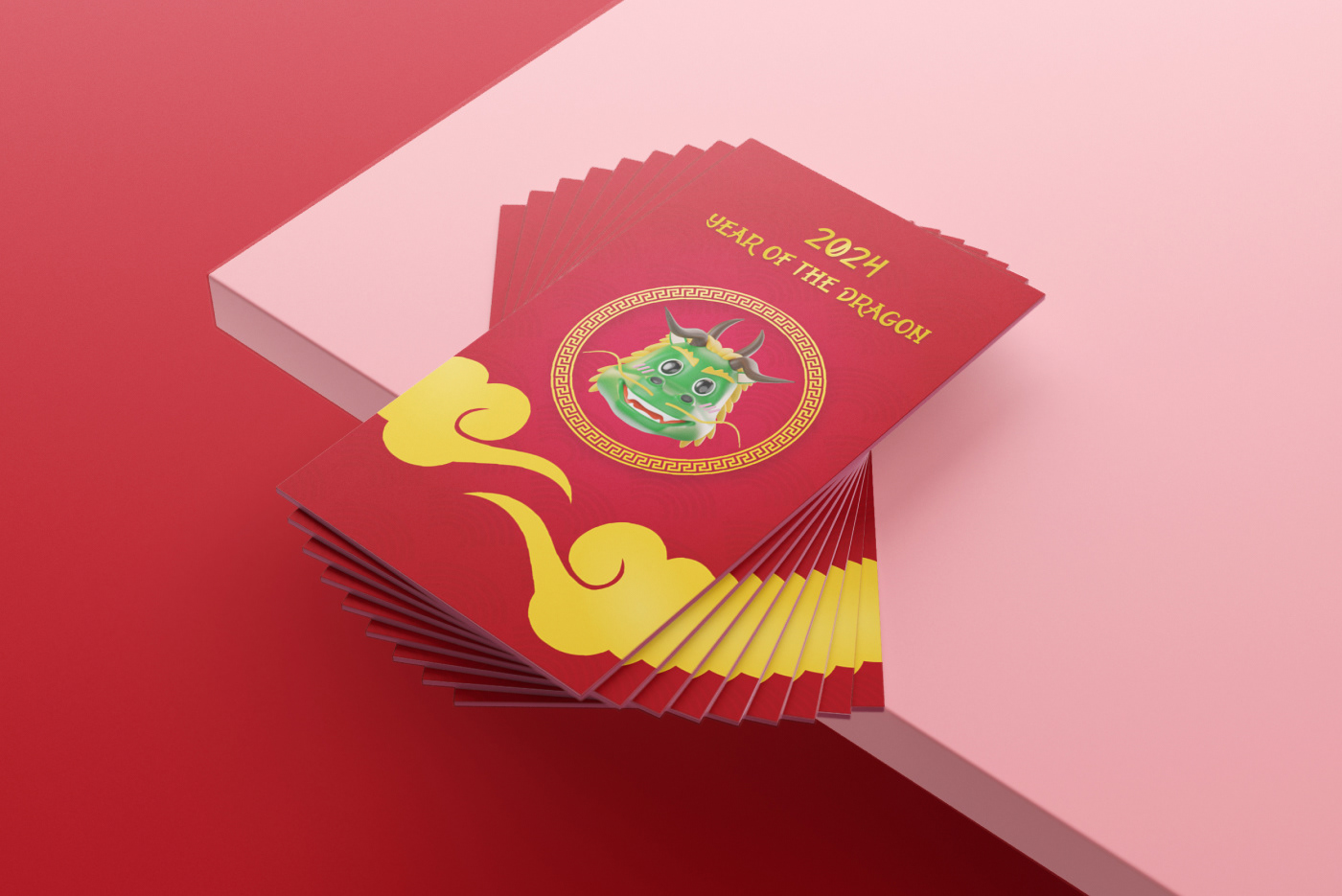 chinese china zodiac cute chinese new year lunar calendar Icon 3D modeling
