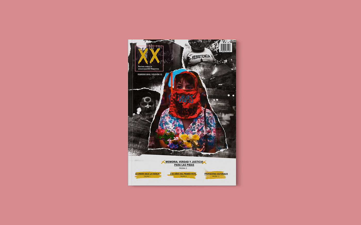 editorial tipografia feminismo Mujeres revista fadu collage magazine