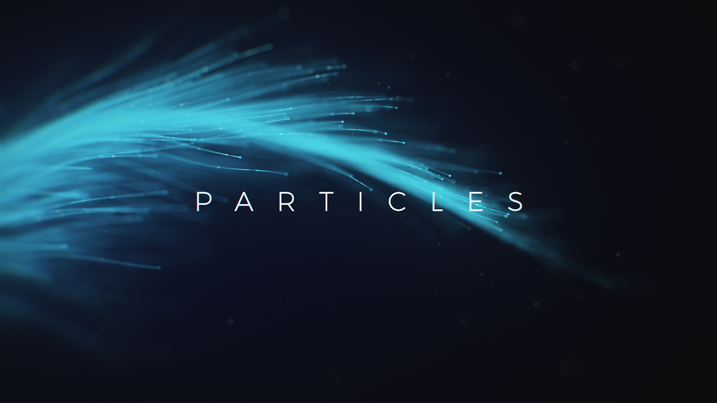 particles After effect Trapcode Glitch opener animation  optical flares cinematic logo