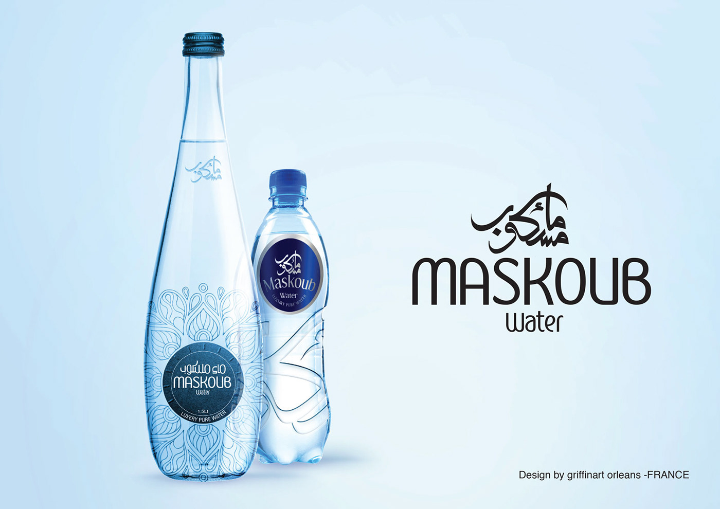 Water Bottle Concept branding  Packaging graphic design  Brand Design
