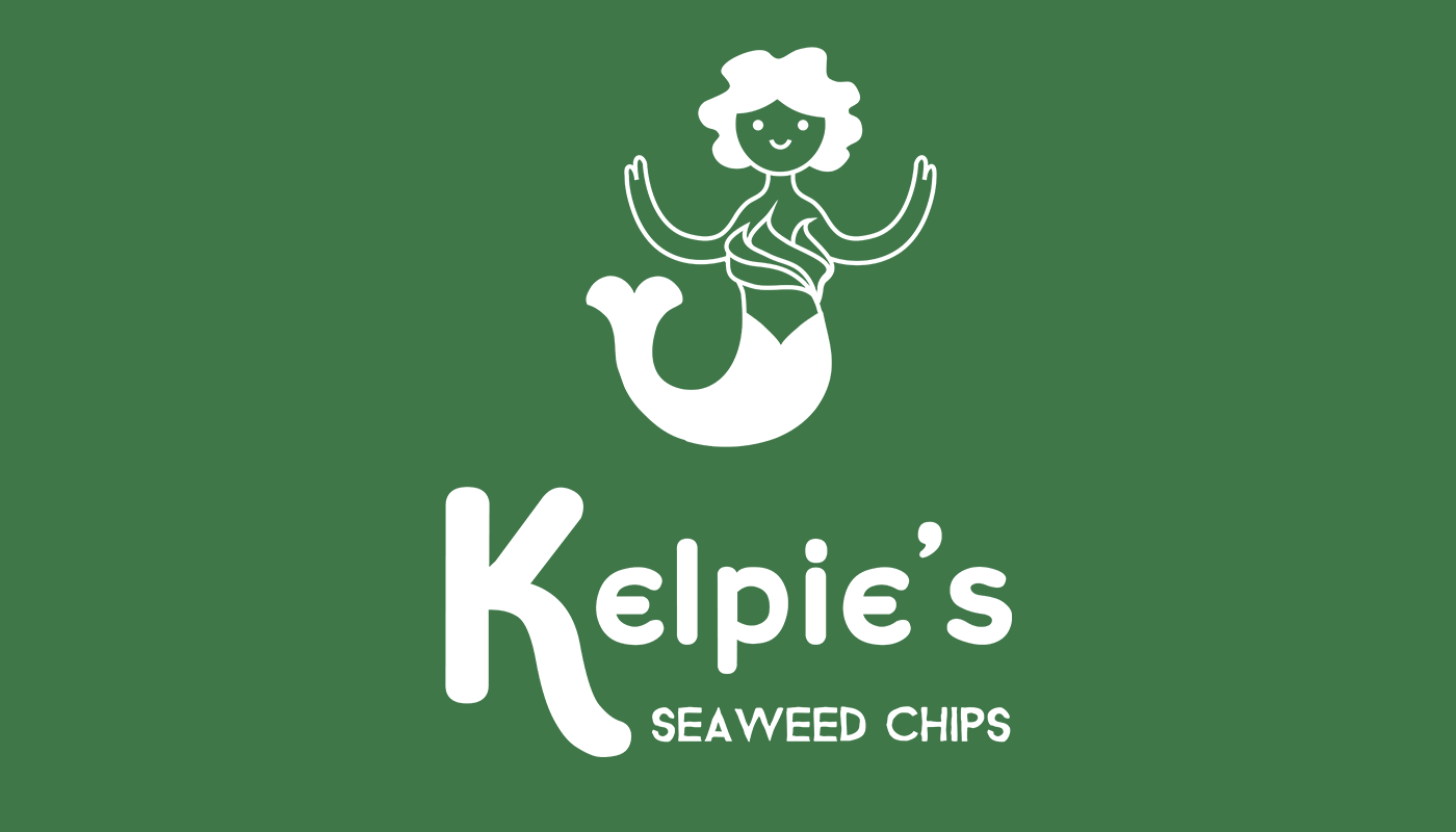 chips Food  green mermaid minimalist monoline Packaging seaweed