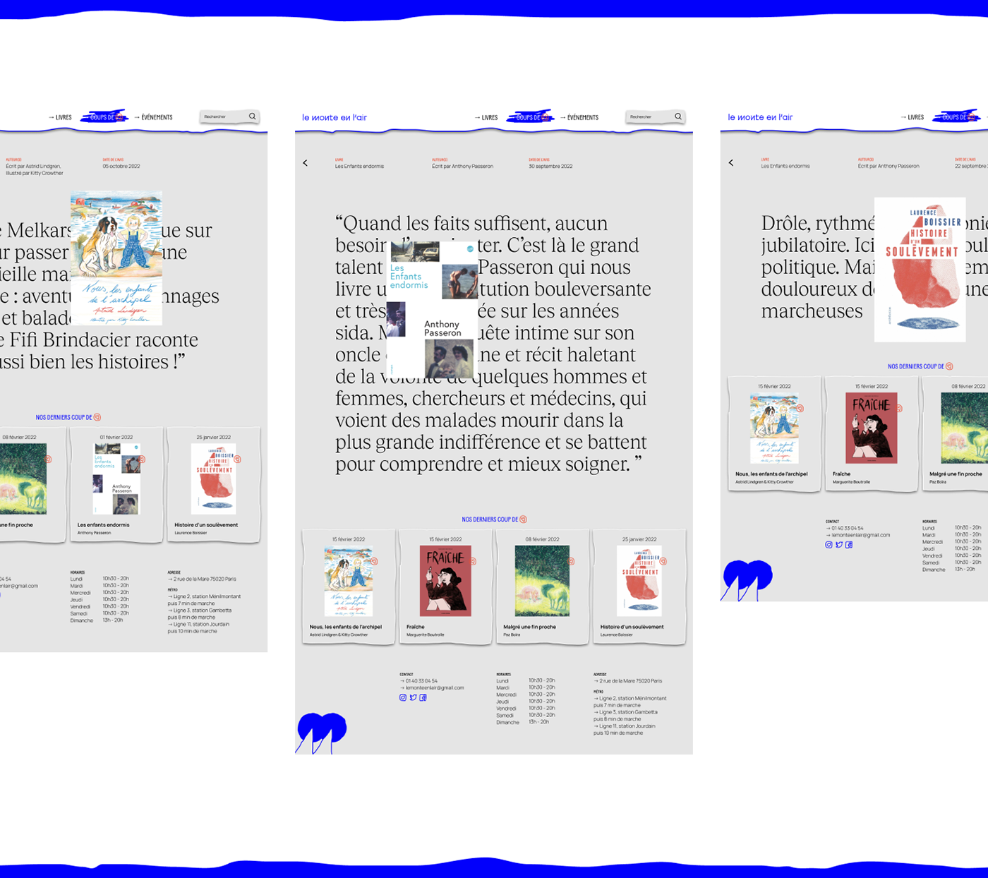 book branding  library logo UI Web Design  Website identity Interface