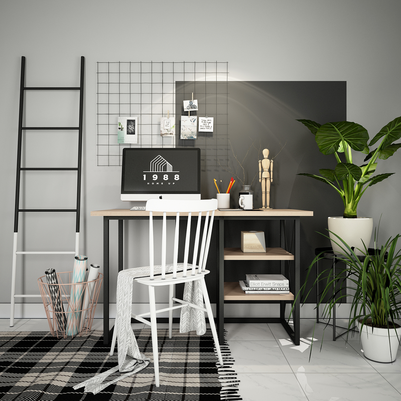 Interior workspace decor designer furniture modern interior designer saigon Dalat home up