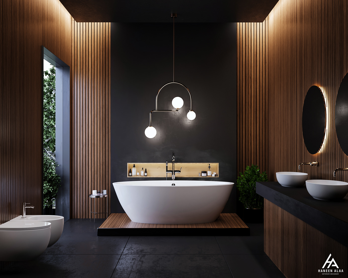 bathroom visualization interior design  architecture 3D corona 3ds max modern Render bathroom design