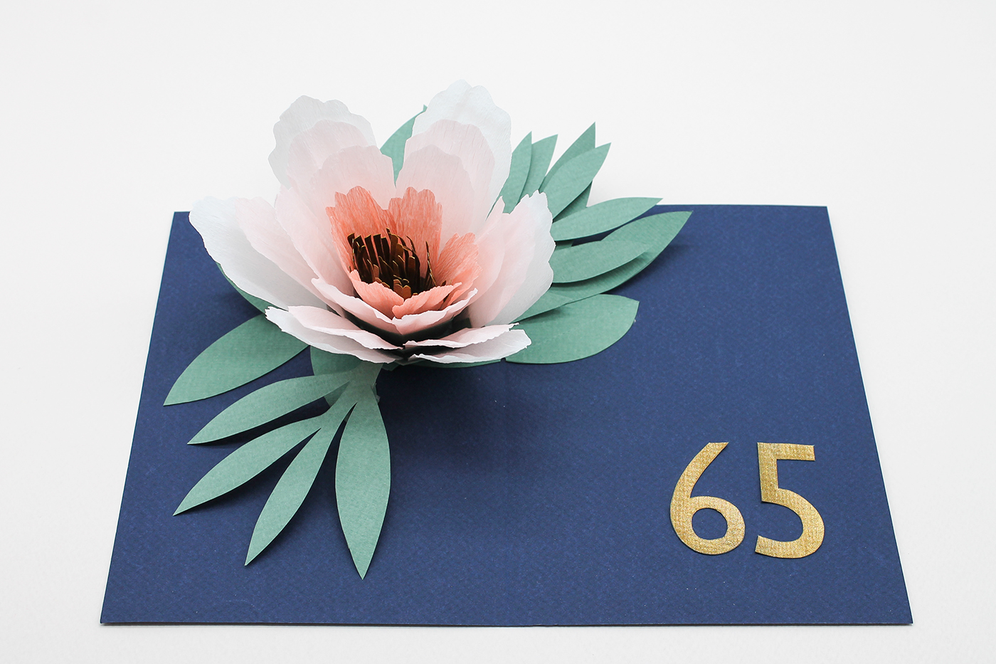 paper Popup paper engineering paper art paper flower Birthday greeting card mothers day floral