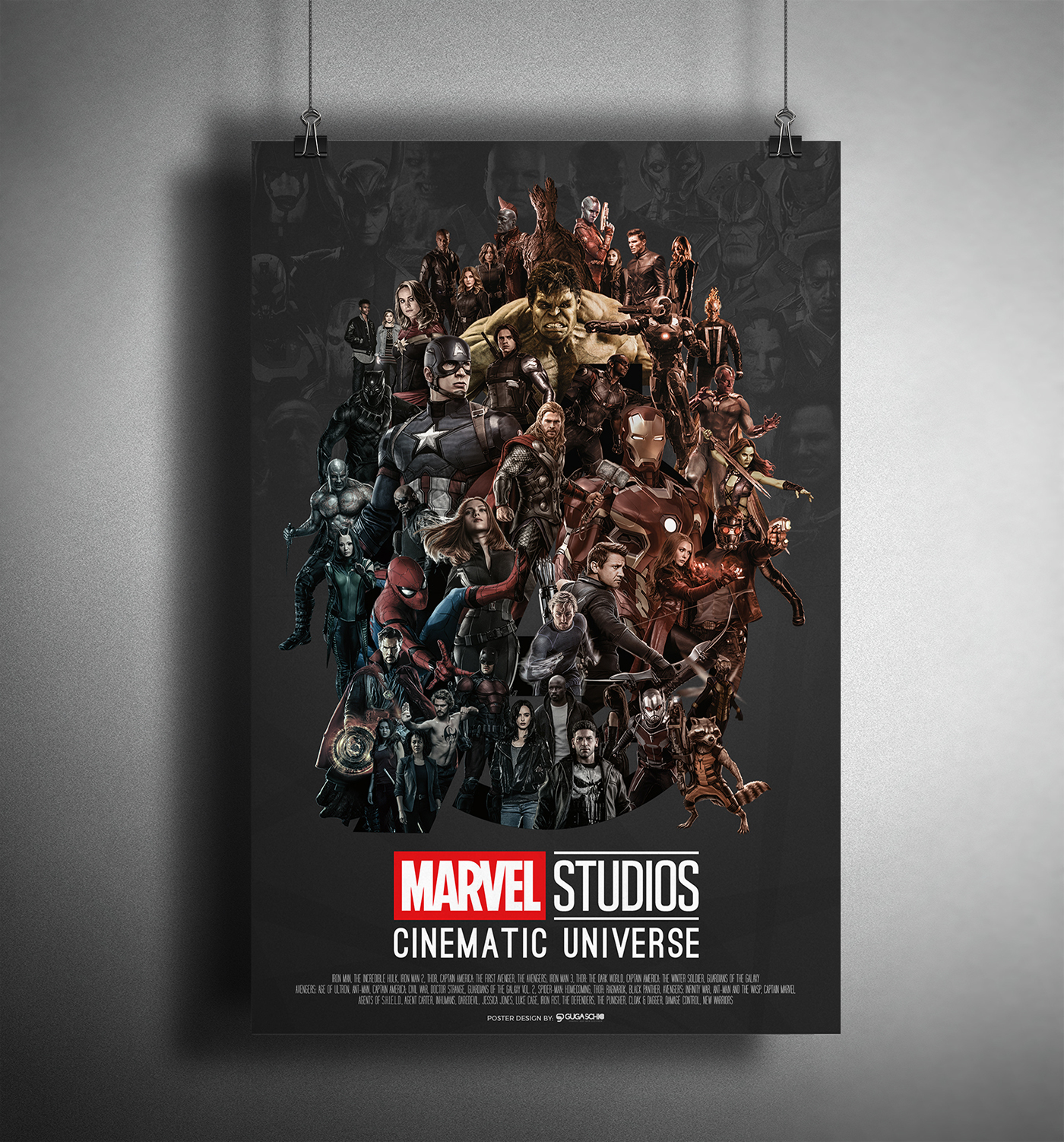 Marvel Cinematic Universe Poster Fan Art on Behance