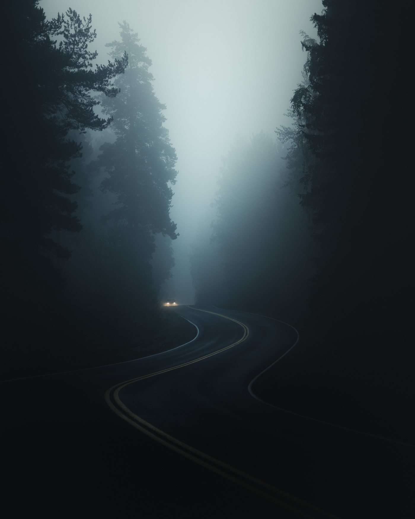 Photography  fine art photography atmosphere alone person Silhouette mikko lagerstedt finland darkness fog