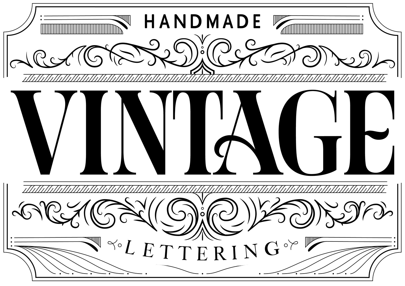 baroque decorative Handlettering lettering Lettering Design ornamental Renaissance rococo Victorian vintage