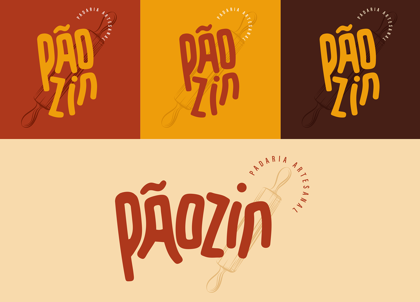 bakery brand identity branding  bread graphic design  logo package Packaging Padaria Artesanal typography  