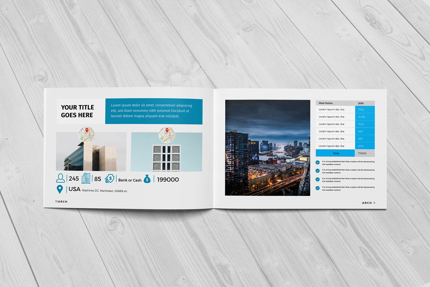 annual report architecture Brochure Template business company profile corporate creative ctalog portfolio real estate