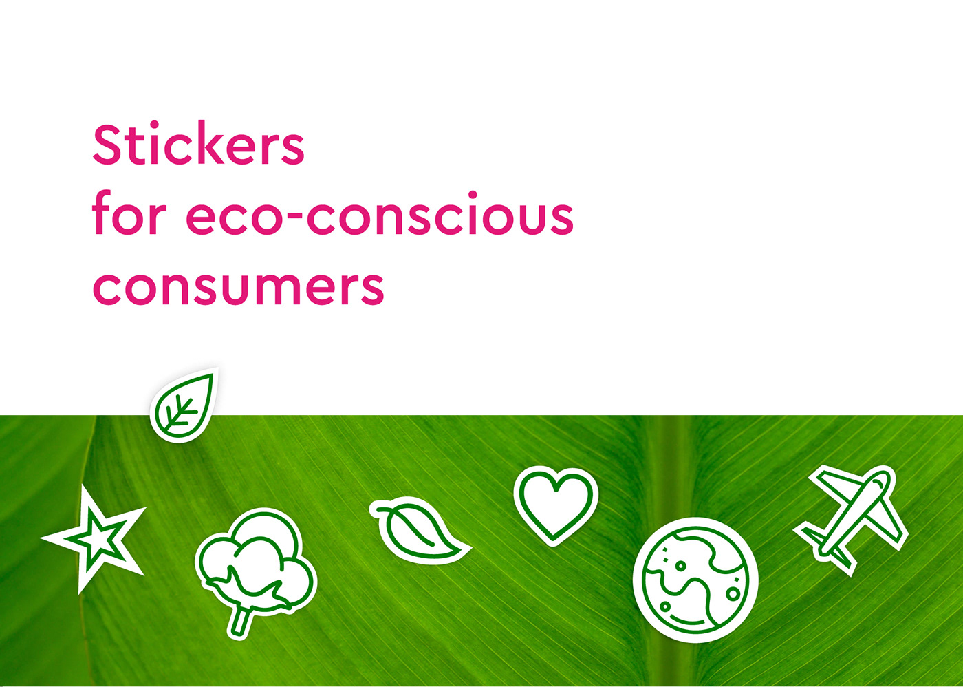 stickers for eco-conscious consumers by synergetic laundry