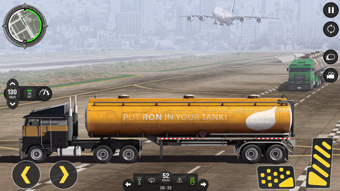 Oil Tanker SImulator truck games oil tanker games Game screenshot 3D Rendering Digital Art  concept art Post Production keyshot Airplane Flying