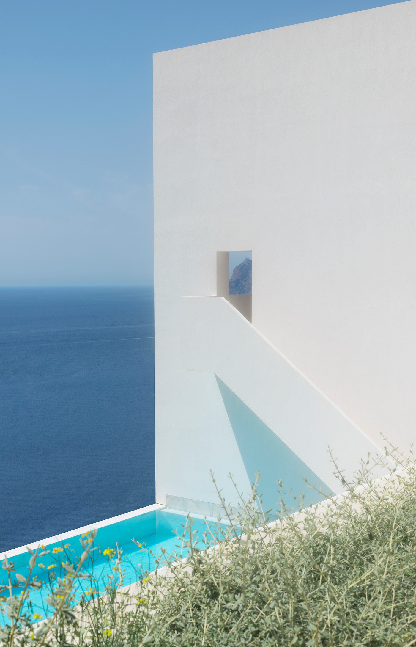 alicante concrete holidays mediterranean minimal Ocean sea summer urban geometry White