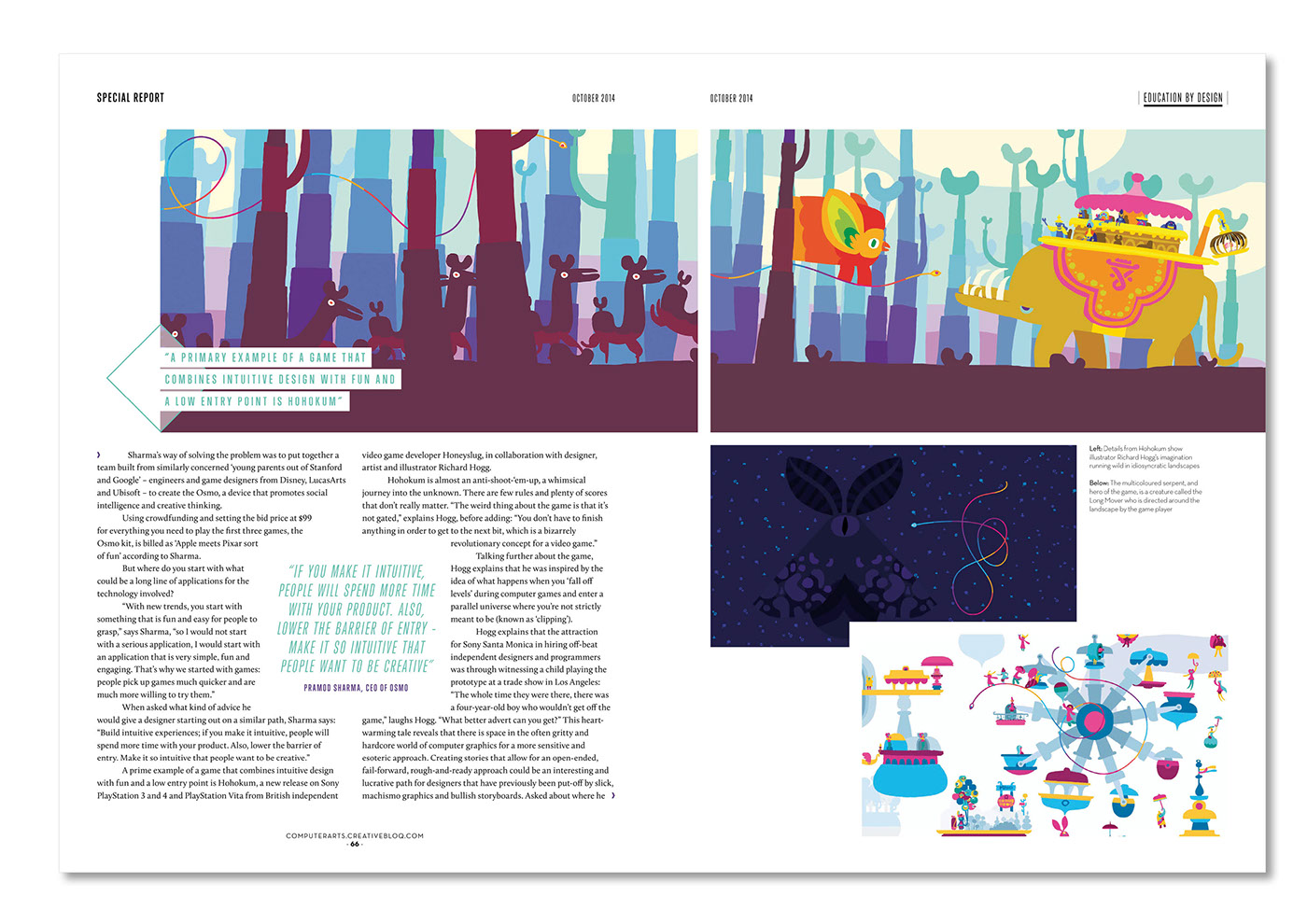 Computer Arts Magazine Layout Design cover design art direction  editorial