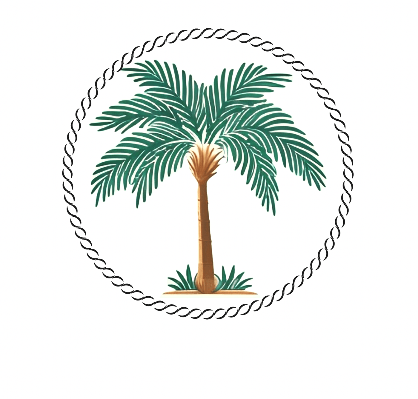 summer beach Nature palmtree logo design logodesign