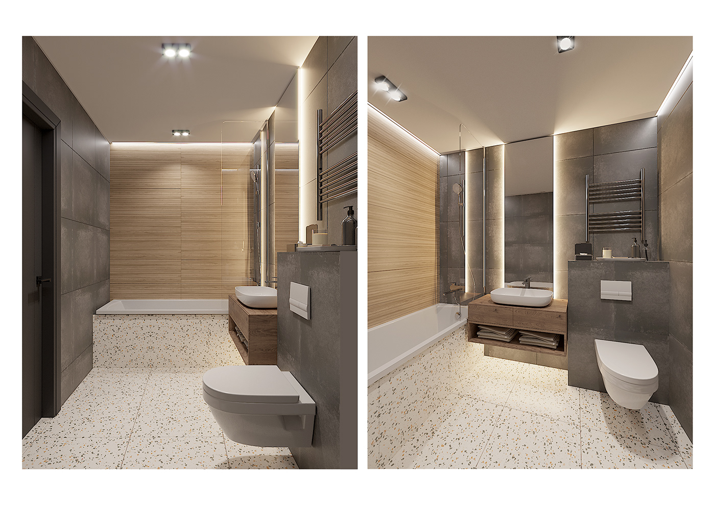 3D 3ds max architecture design Interior interior design  kitchen living room Render visualization