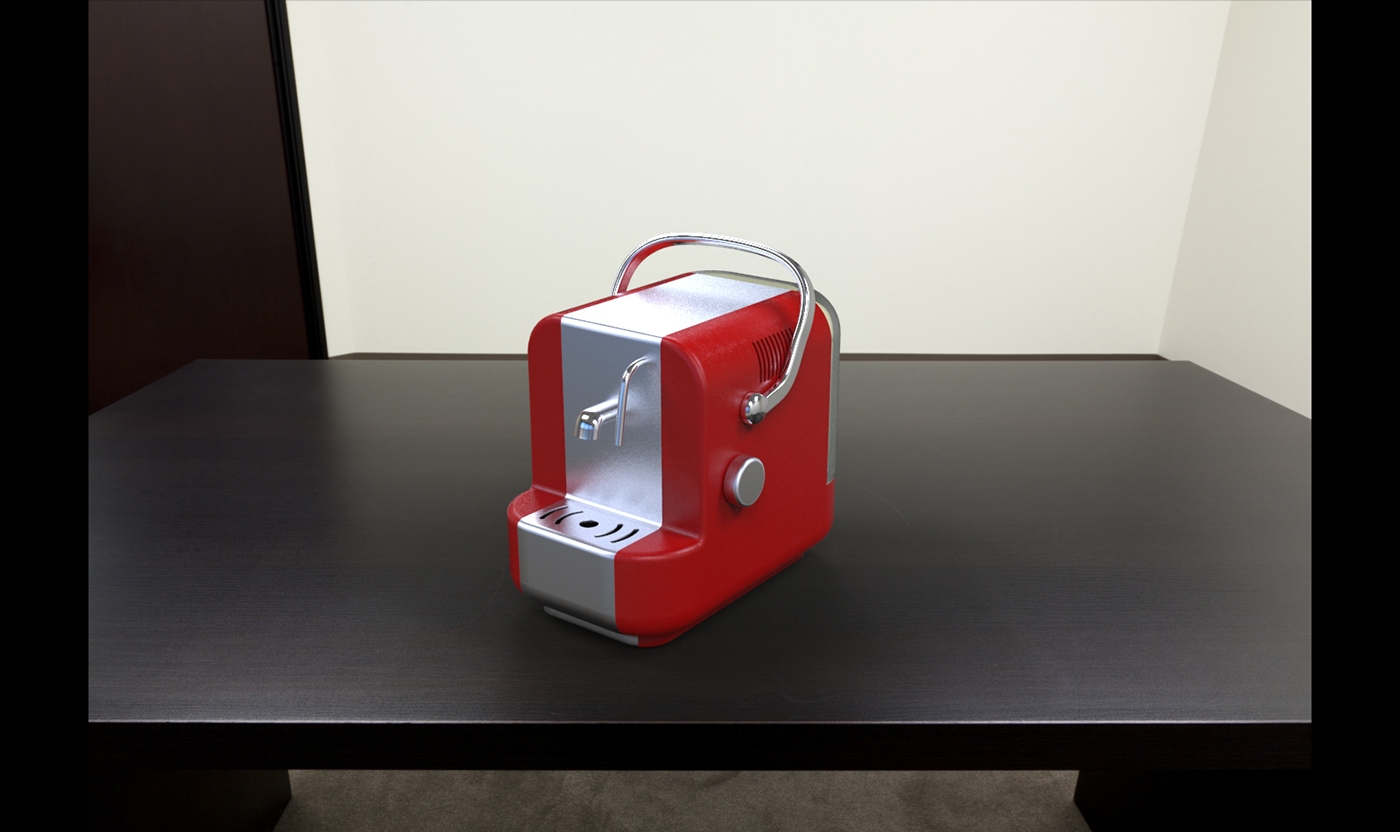3D modelling Coffee maker machine