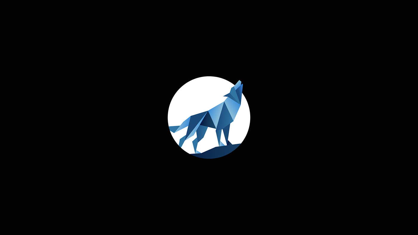 3d logo branding  Collection diamond logo logo logofolio Low Poly polygon animal logo brand identity