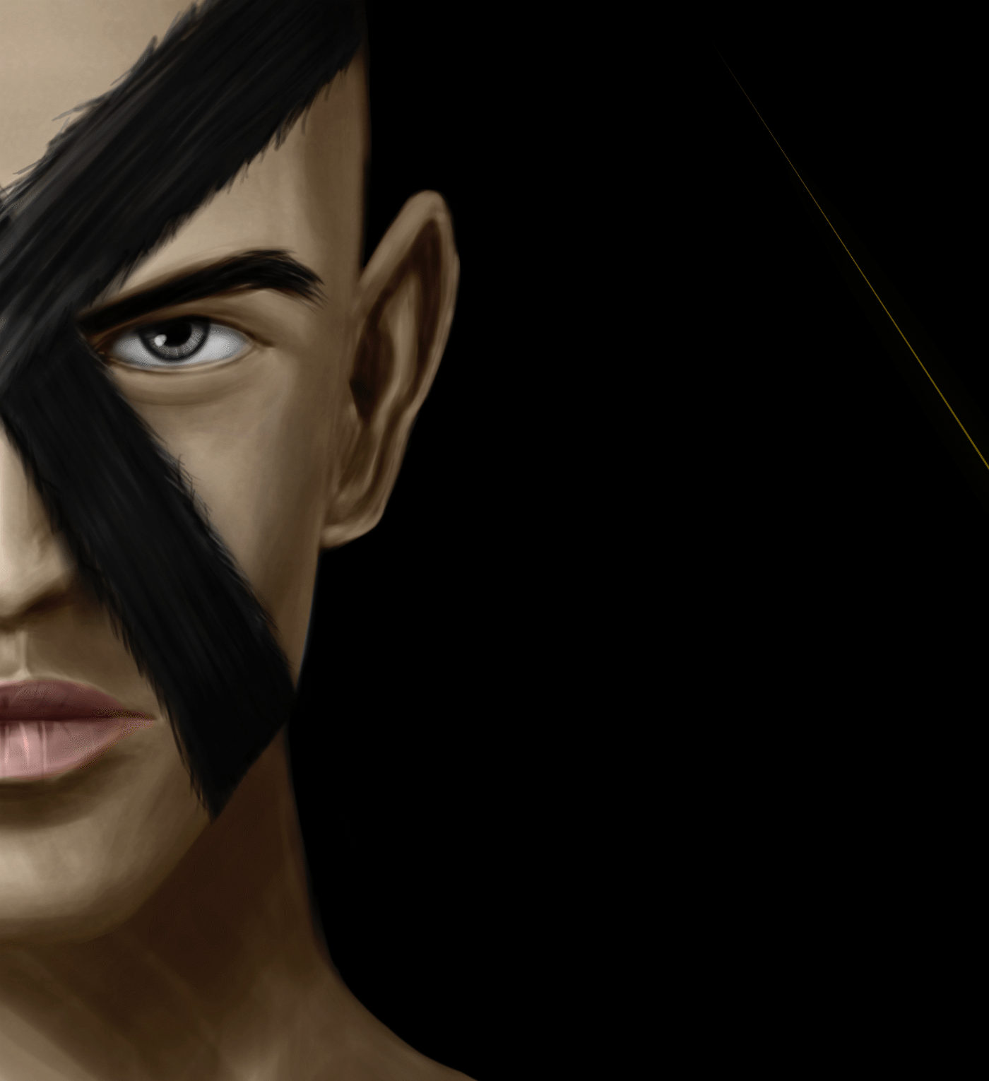 portrait digital painting ILLUSTRATION  Digital Art  Character design  SuperHero pharaoh Drawing 