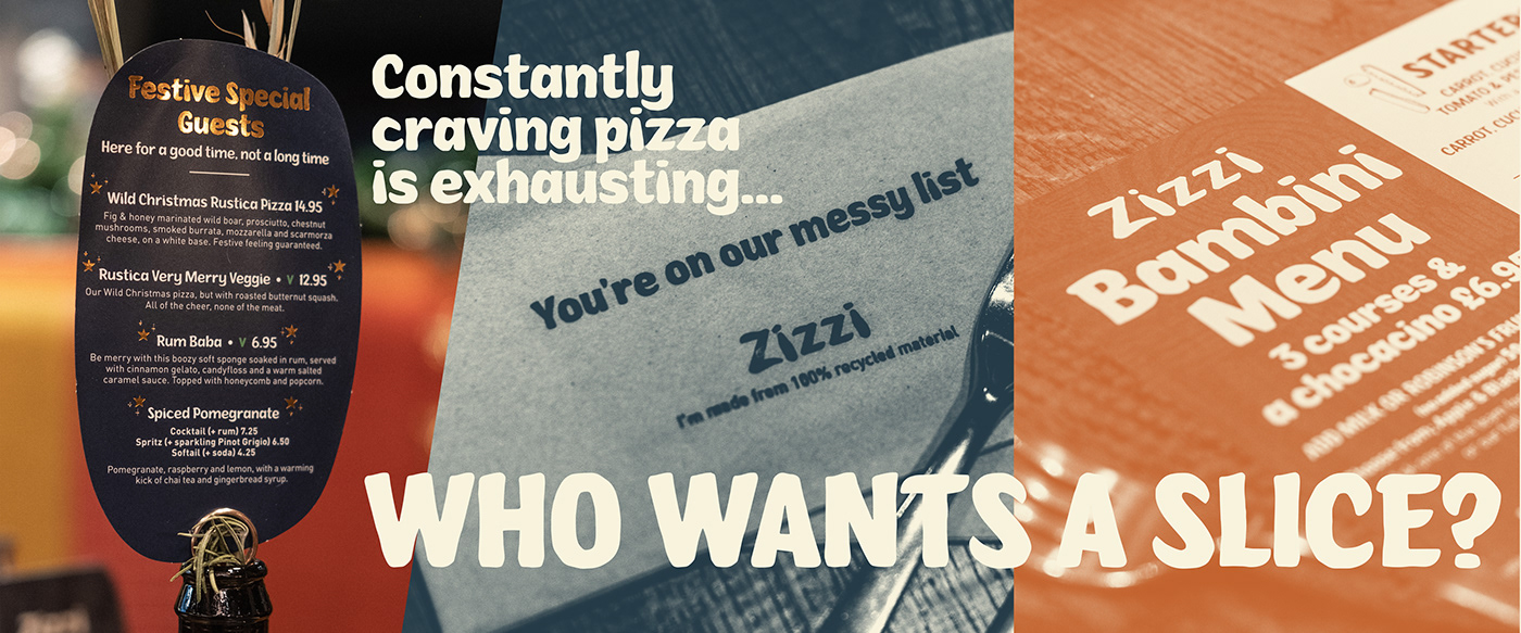 brand identity font Logotype restaurant typography   Zizzi