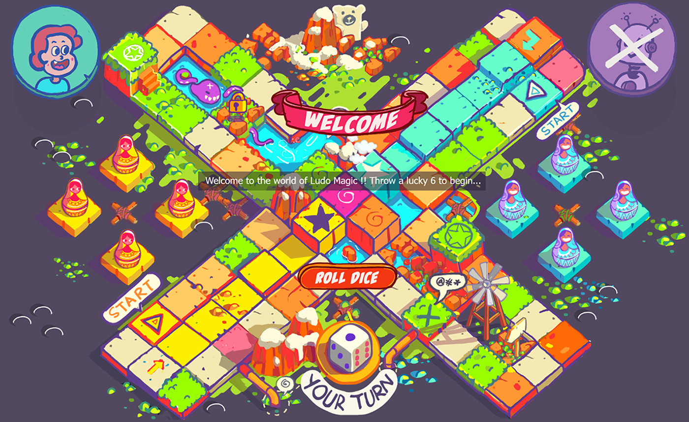 Imagination online board game / game interface on Behance