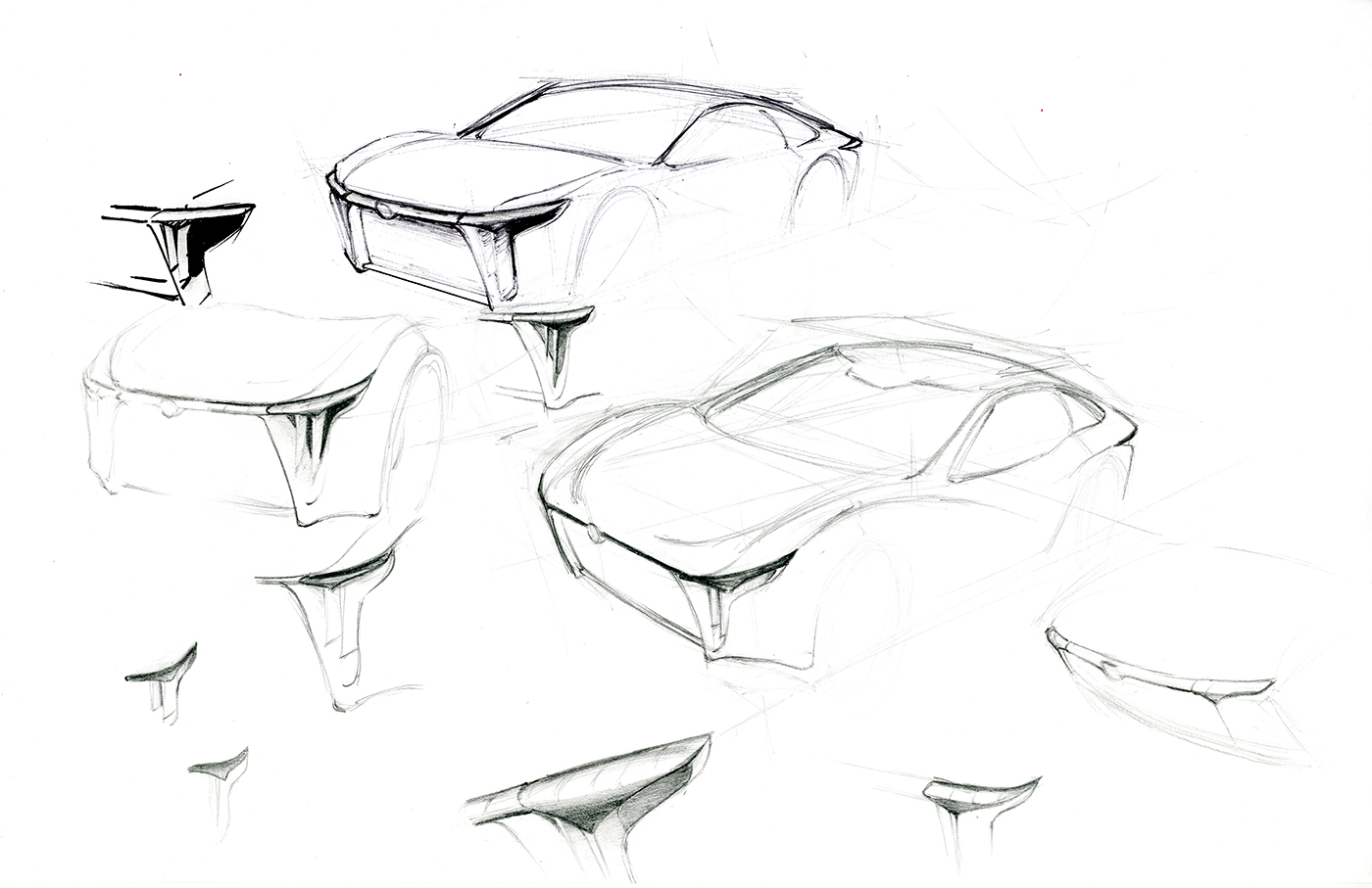 car sketching Drawing 